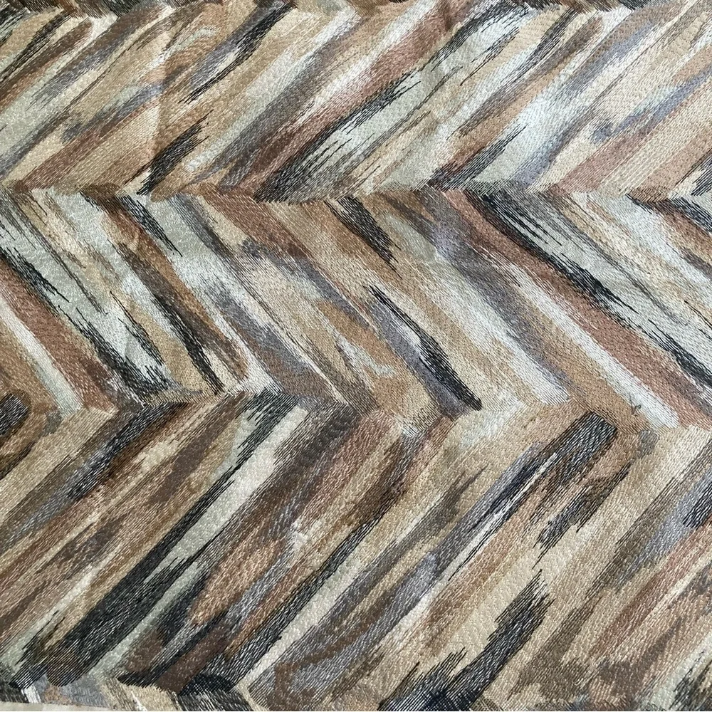 Petroutchka fabric by Casamance luxury upholstery remnant 30”x 55” linen cotton